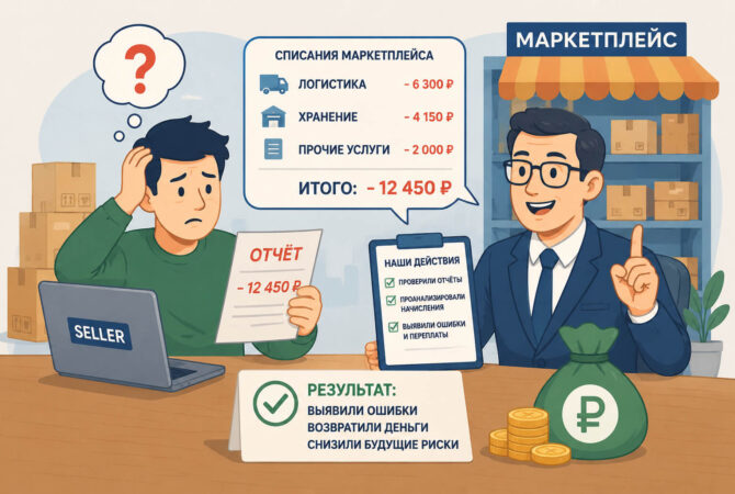 Помогли селлеру разобраться со спорными списаниями маркетплейса-1
