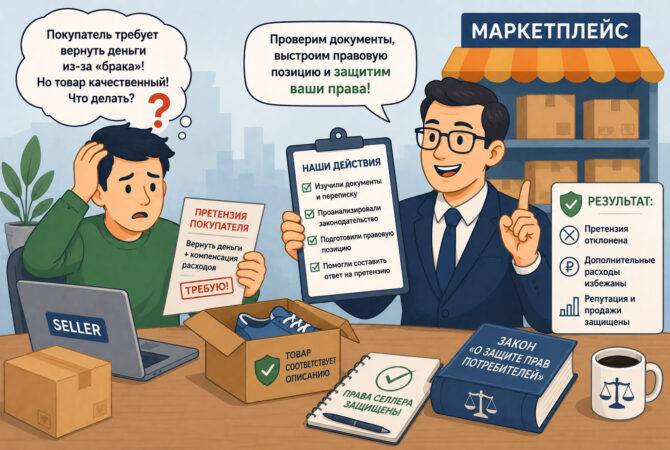 Помогли селлеру защититься от необоснованной претензии покупателя-1