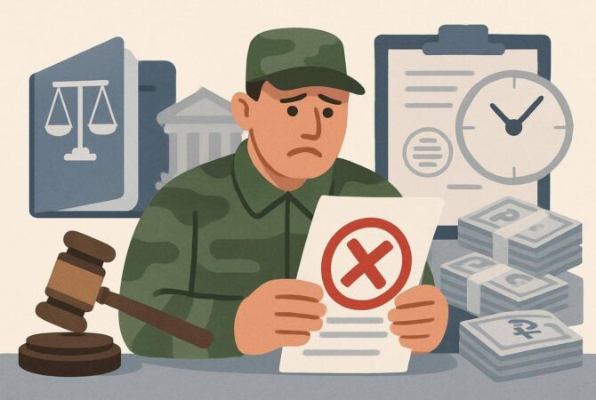 Отказали в выплатах из‑за ошибки в документах: что делать военнослужащему